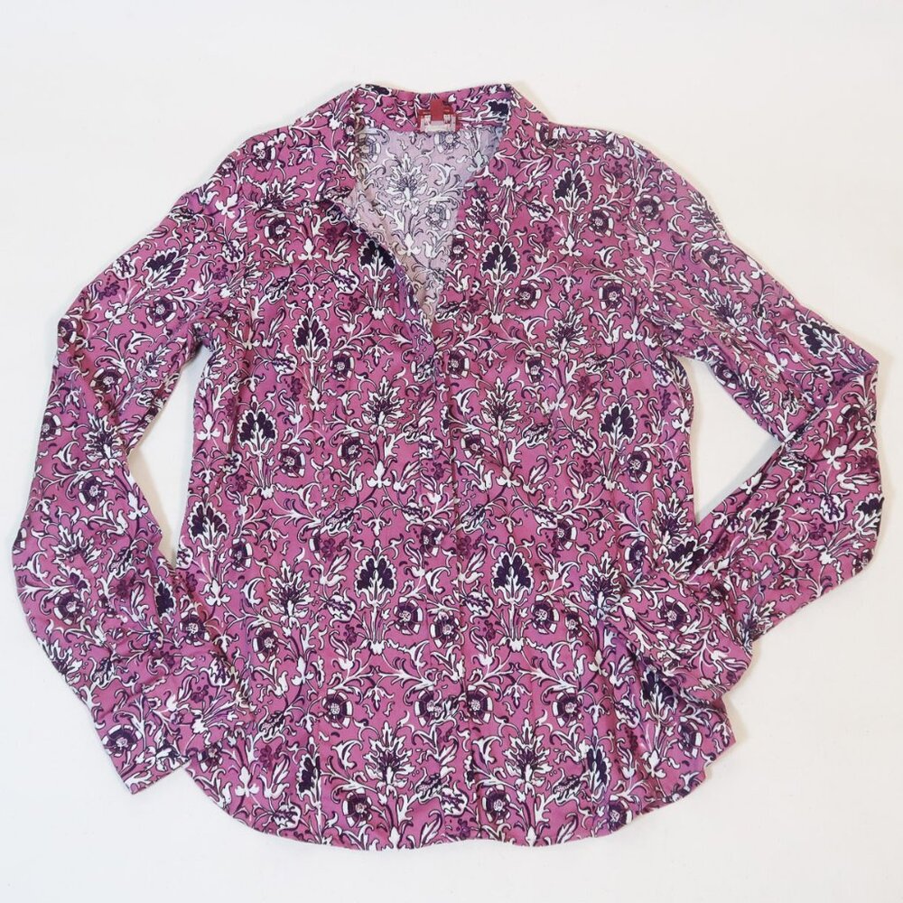 TALBOTS Women's Long Sleeve Stretch Shirt